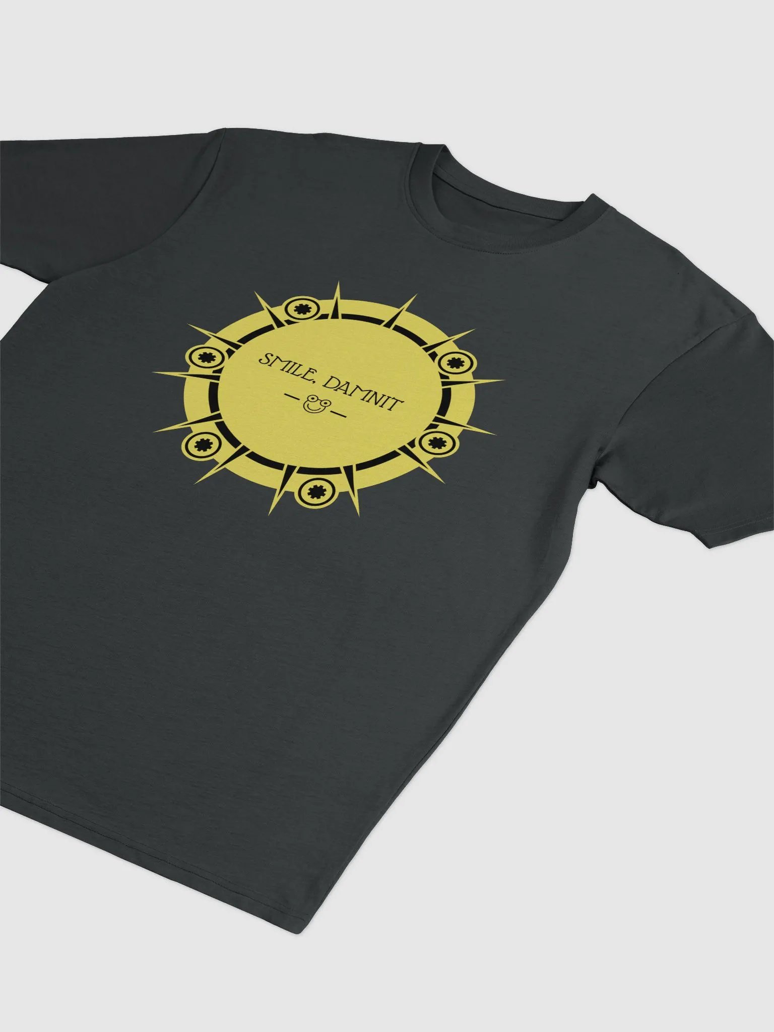 Smile, damnit! Stylized supersoft tee product image (3)