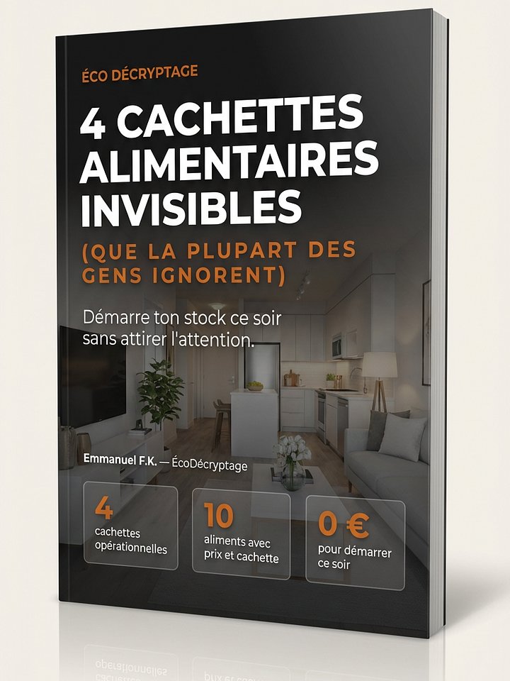 Cachettes Alimentaires En Appartement : Démarre ton stock alimentaire ce soir sans attirer l'attention product image (1)