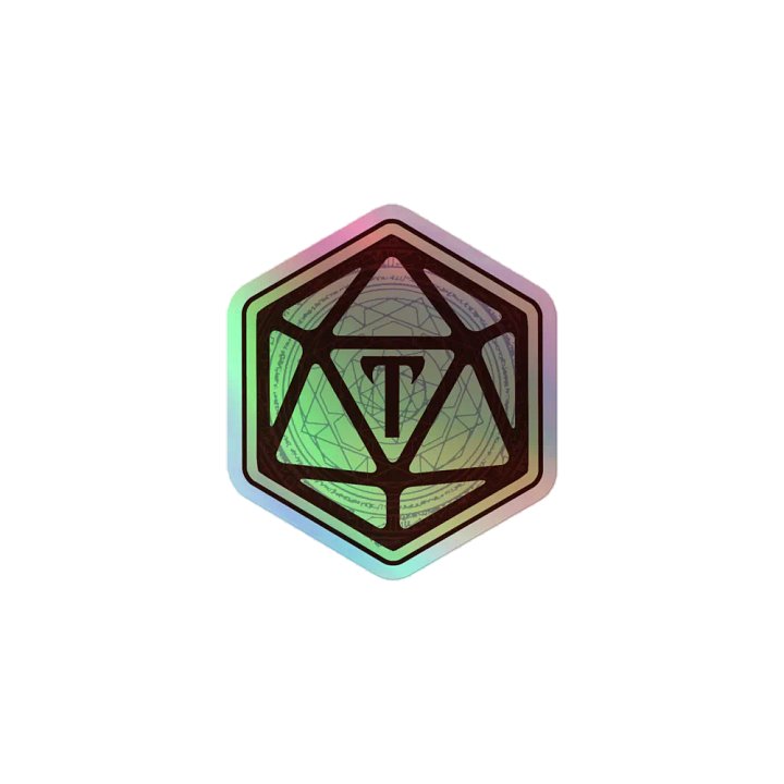 Dave Thaumavore Original Logo holographic sticker product image (1)