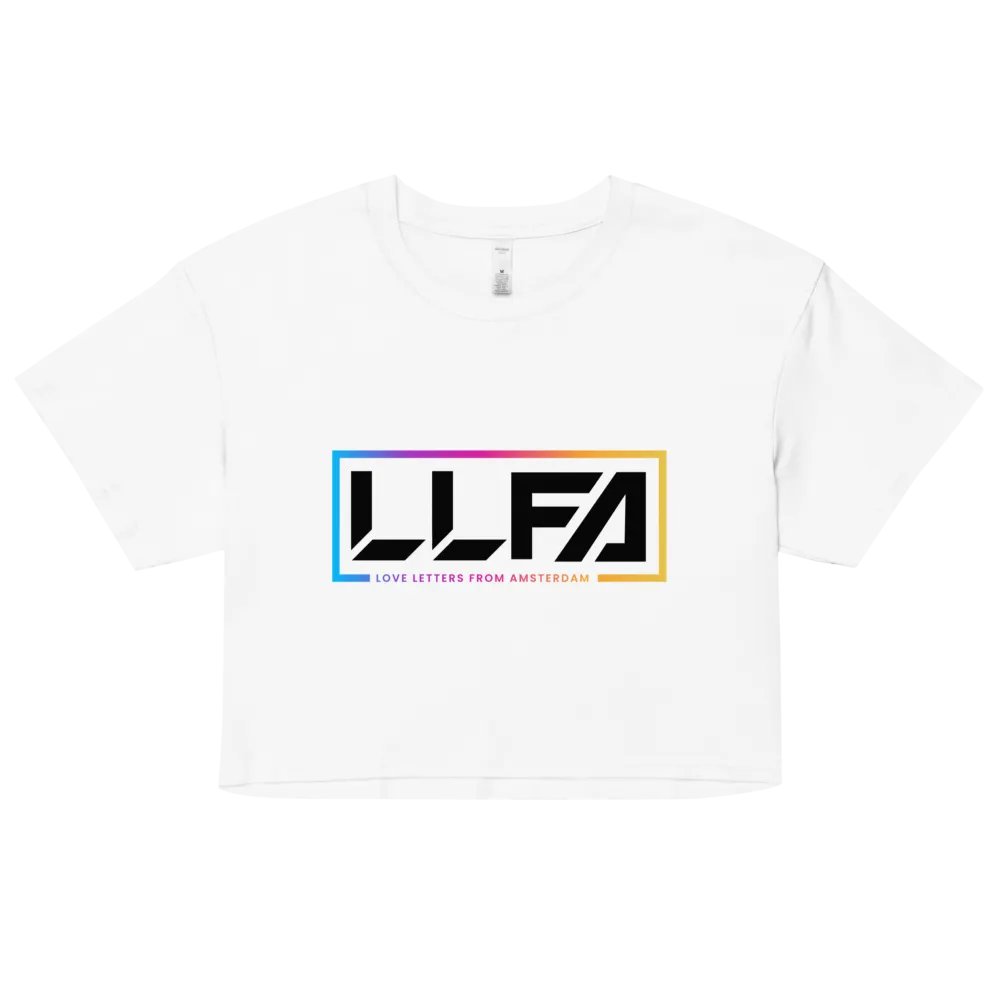 LLFA Logo Premium Crop T-Shirt - White product image (6)