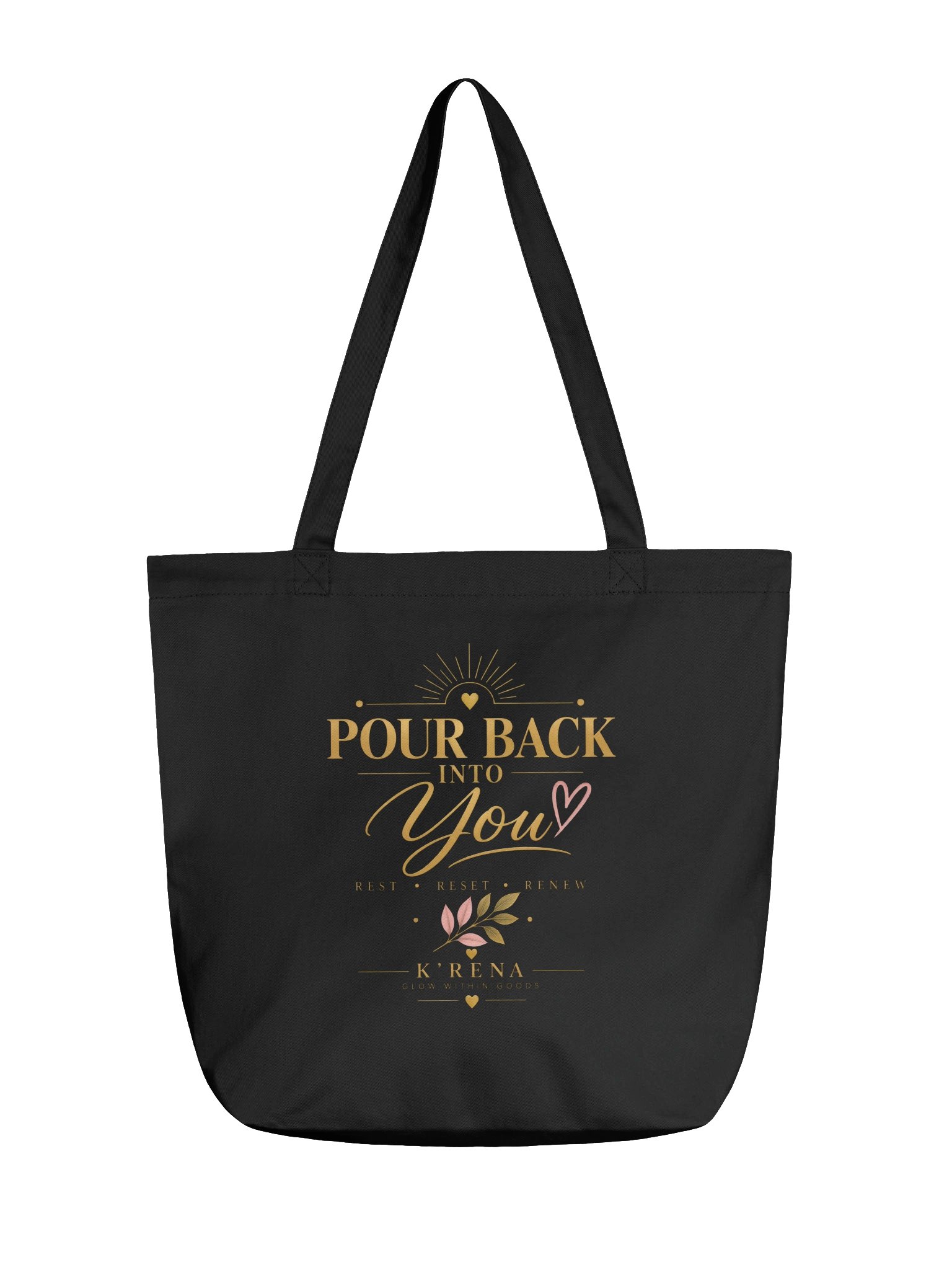 Pour Back Into You Tote Bag | Self-Care Everyday Tote product image (3)
