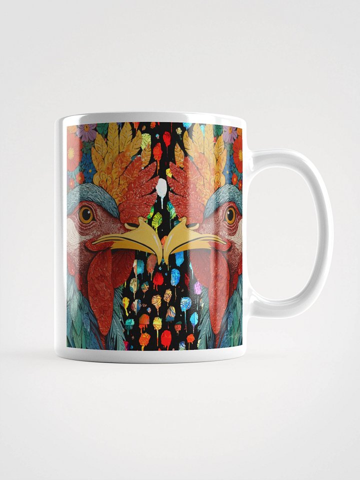 Symmetrical Rooster Rivalry Mug product image (1)