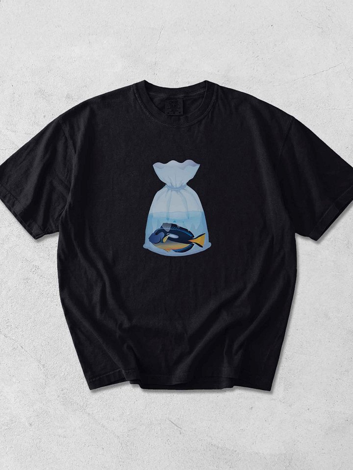 Blue Tang Fish Bag Shirt – Funny Reef Tank & Saltwater Aquarium Graphic Tee product image (1)
