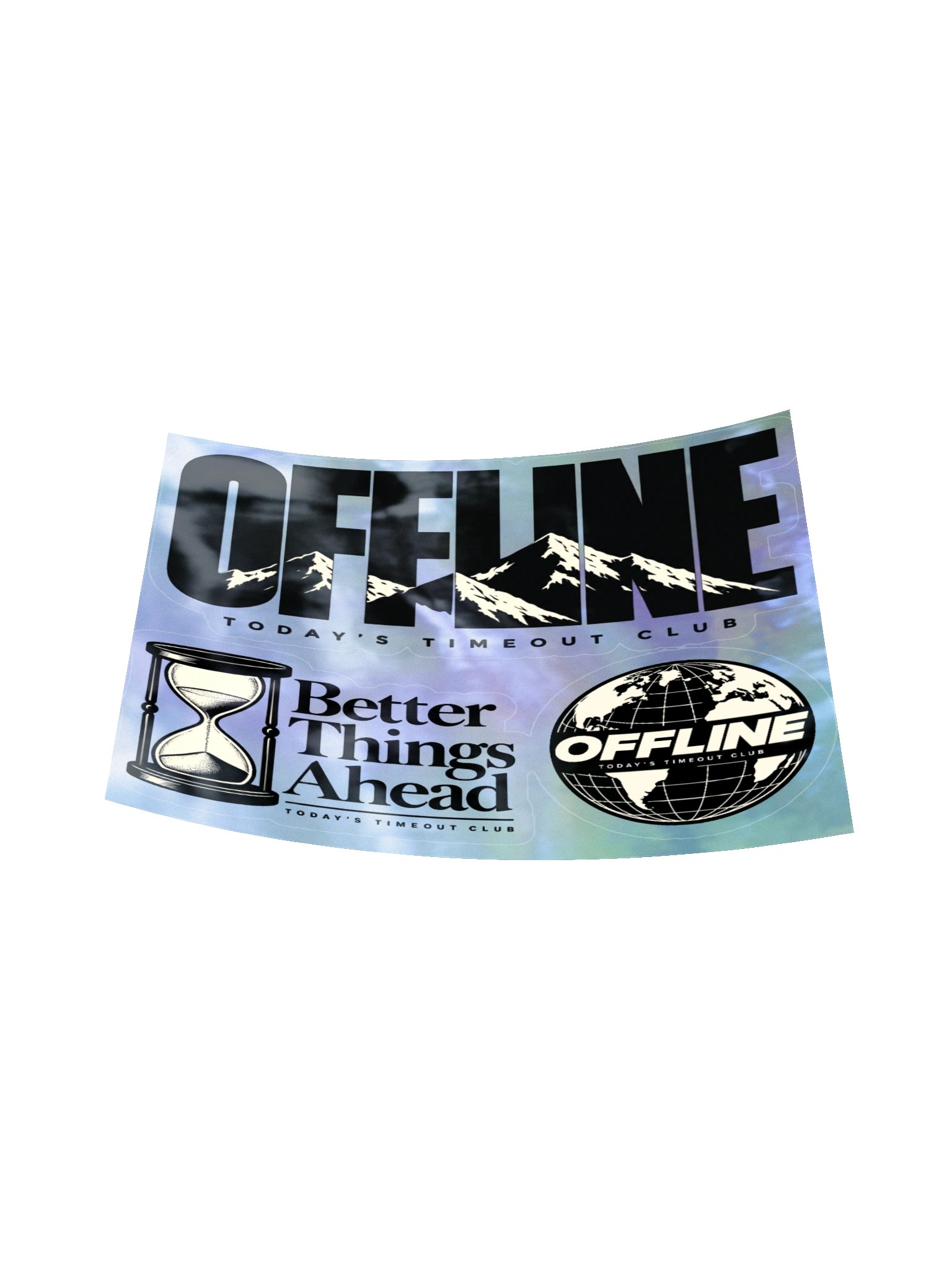 Today’s Timeout Holographic Sticker Set 2 product image (4)