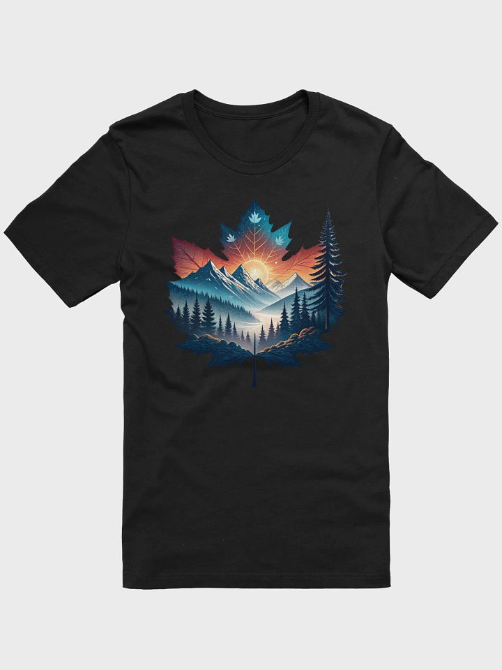 Maple Leaf Mountain Silhouette T-Shirt product image (1)