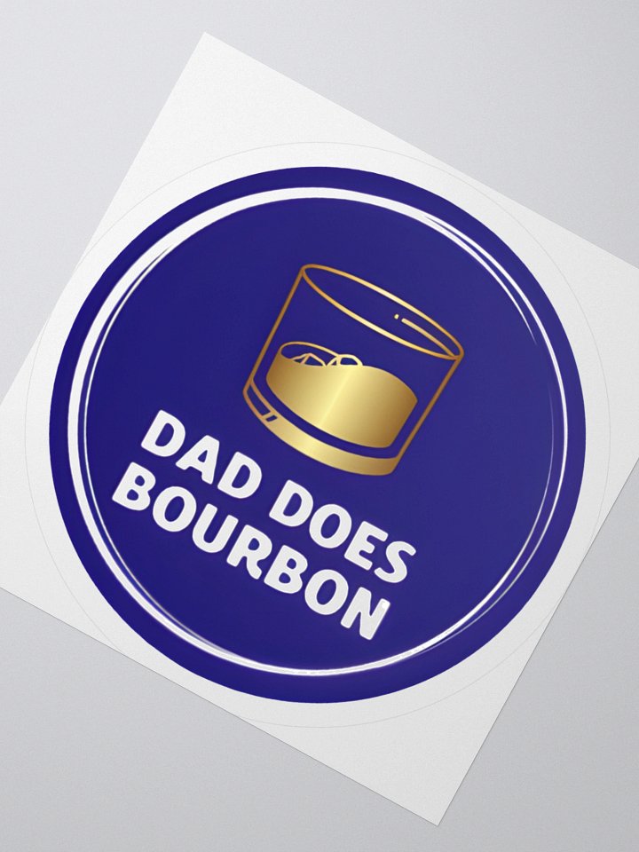 Dad Does Bourbon Logo Sticker product image (4)