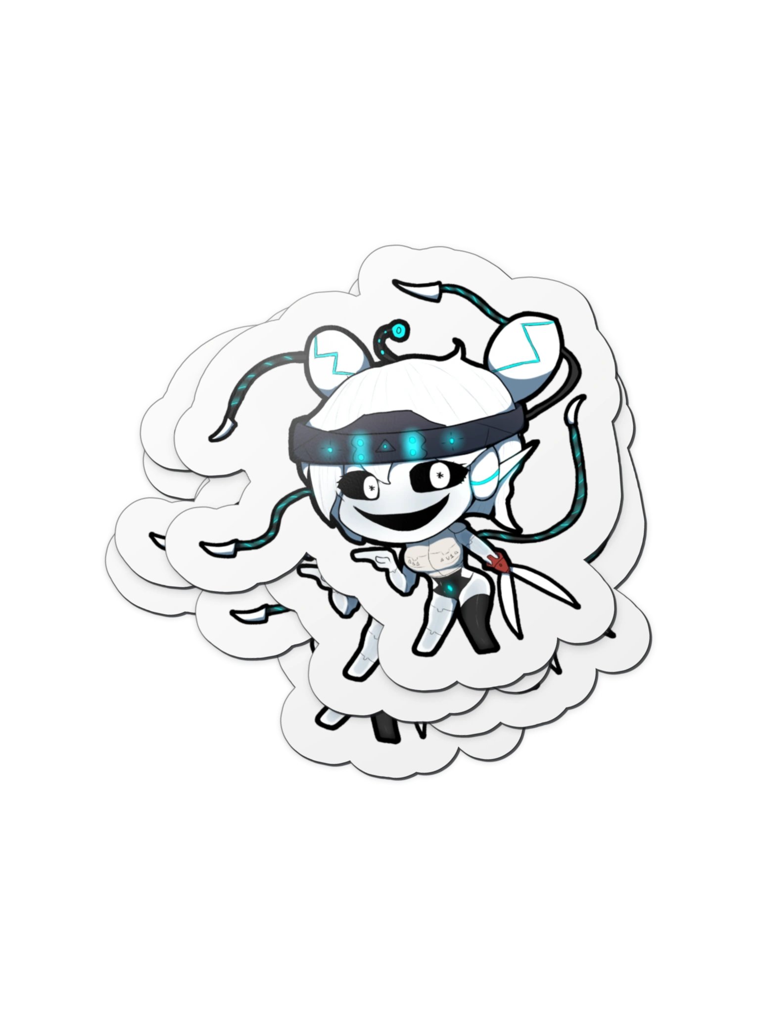 Aerylla VA's Killer Robot Fridge Magnet product image (2)