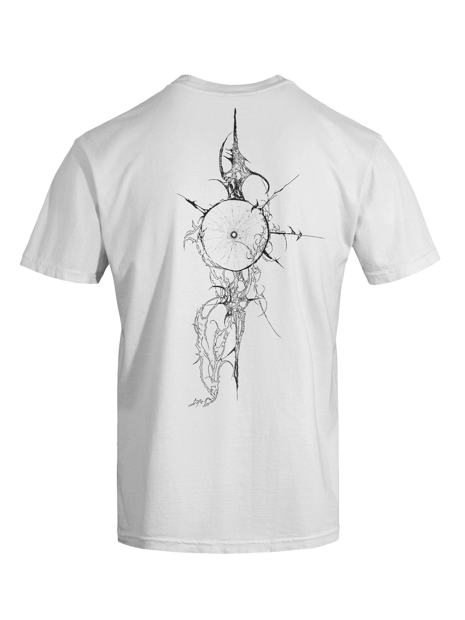 dark sigil white T product image (9)