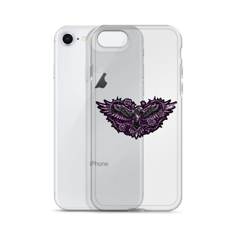 Mechanical Rose Wings iPhone Clear Case product image (55)