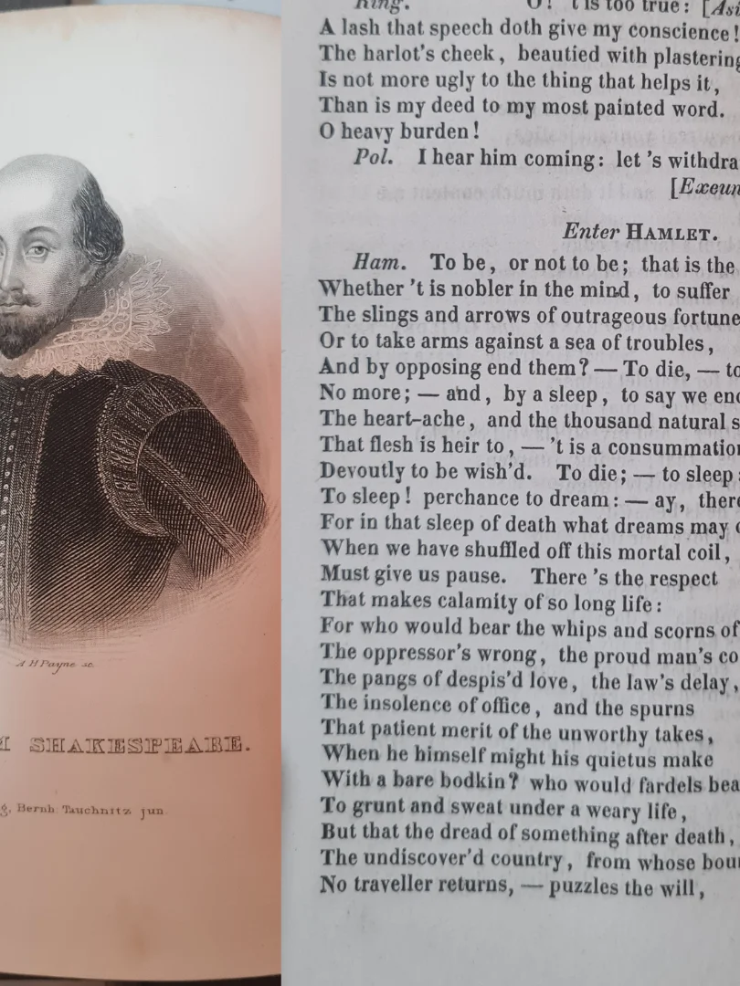 The Plays And Poems Of Shakespeare [1843] Tauchnitz product image (6)