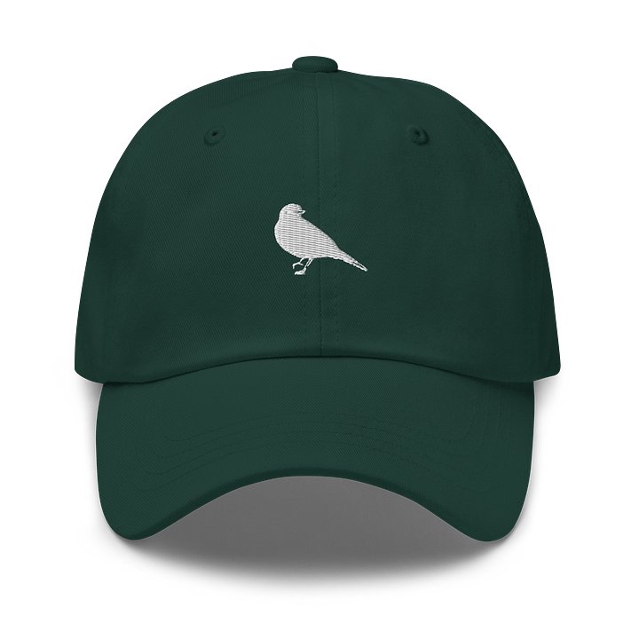 Pixelated Nightingale Silhouette Dad Hat product image (1)