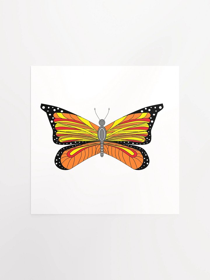 Vibrant Butterfly Wings Poster product image (1)