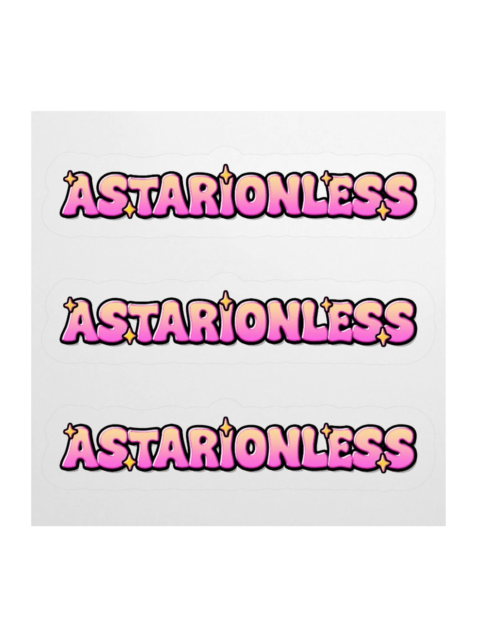 Human1 x Astarionless || Kiss Cut Stickers product image (1)
