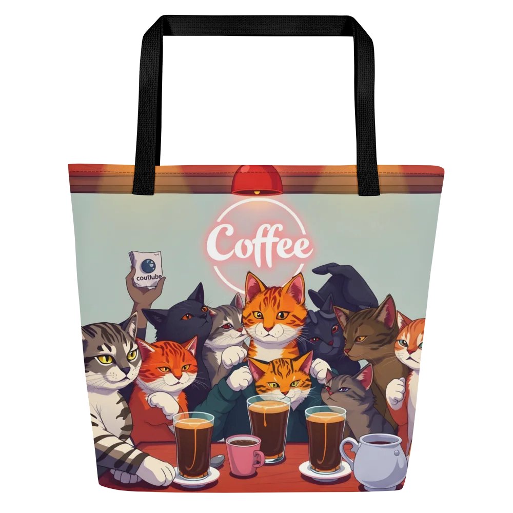 Large Tote Bag w/ Pocket-The Serious Bean Society product image (3)