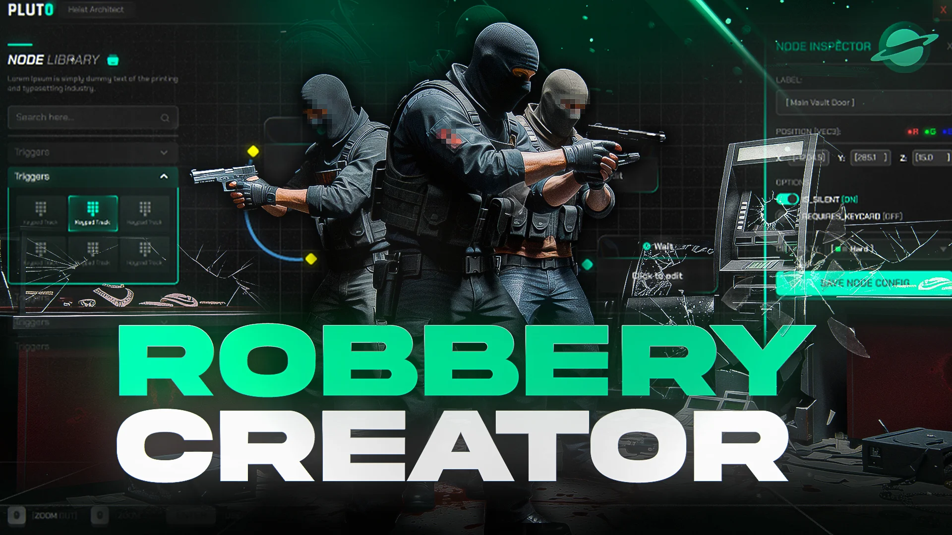 FiveM Robbery Creator Script | Create Any Heist In-Game (ESX/QBCore/QBOX) product image (1)
