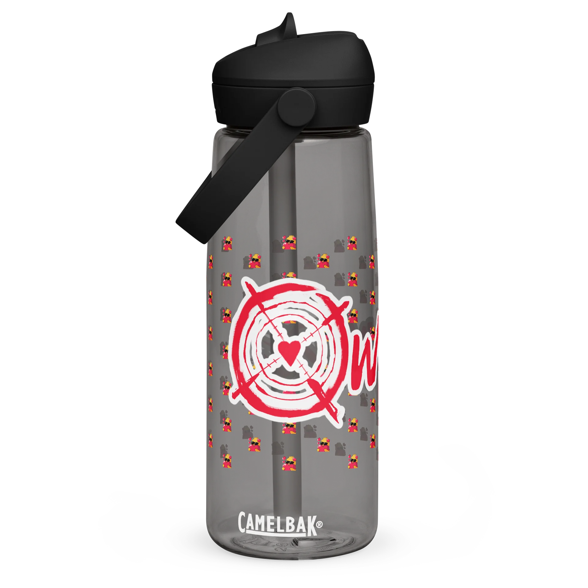 The Heart Collection - BPA-free Flip-straw Bottle - Branded product image (1)