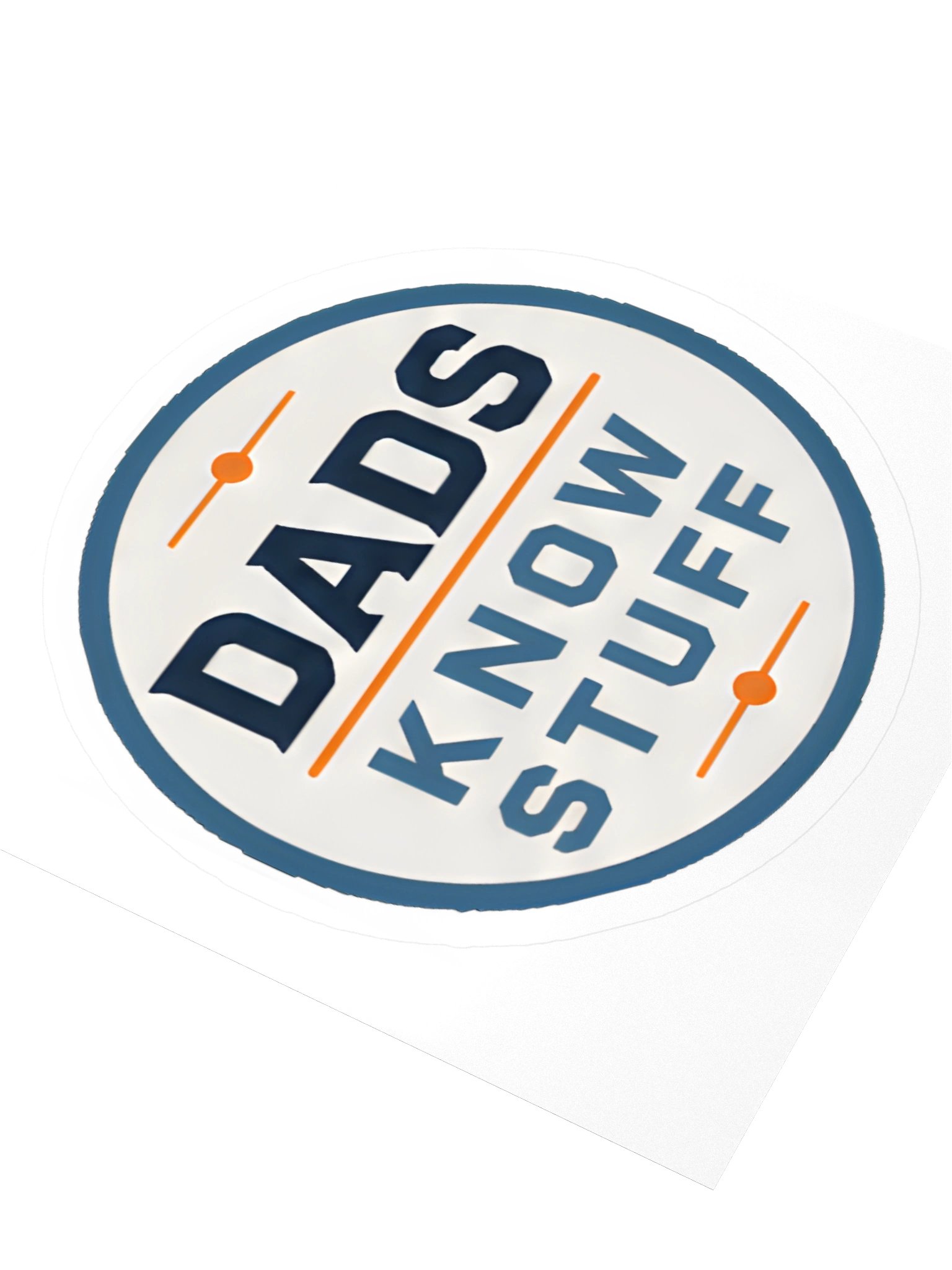 Dads Know Stuff Small Logo Sticker product image (8)