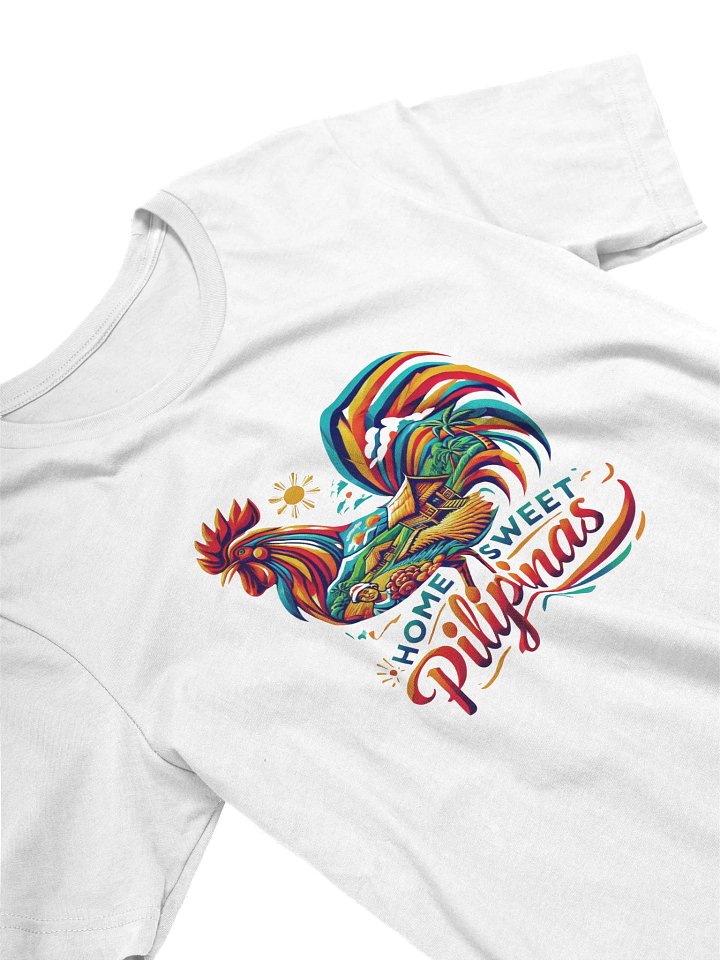 Colorful Pilipinas Rooster (Home Sweet Pilipinas) T-Shirt product image (2)