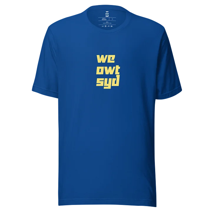 WeOwtsyd Premium T-Shirt - Blue / Yellow product image (1)