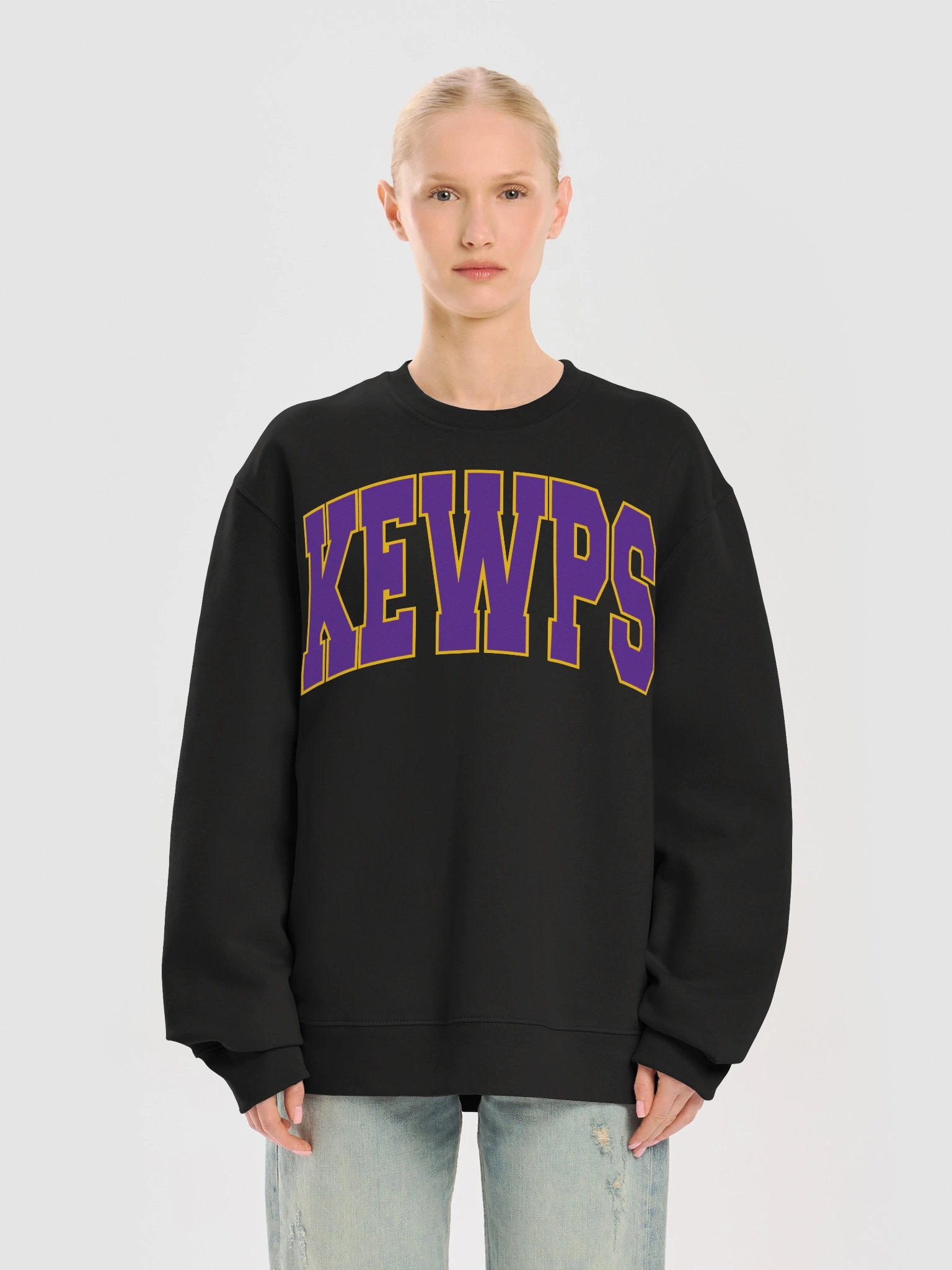 Hickman Kewpies Oversized Collegiate Sweatshirt product image (27)