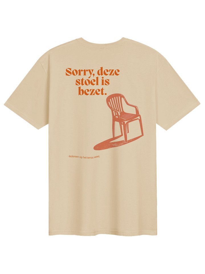 Sorry, deze stoel is bezet. – Premium Unisex T-Shirt product image (2)