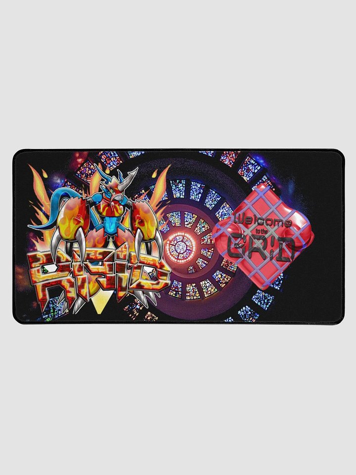 Flamedra Raid Grid Desk Mat 15.5
