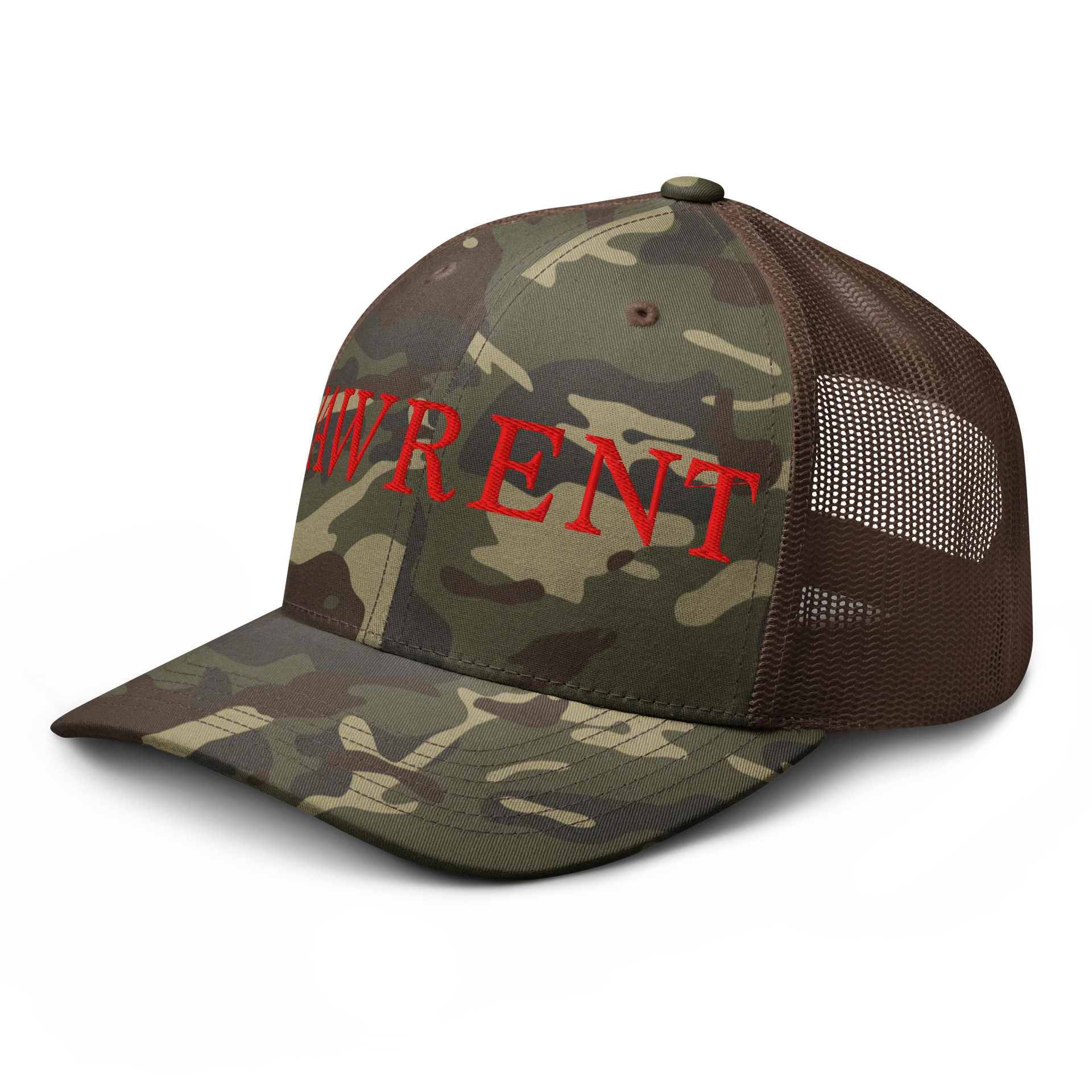 Embroidered Pawrent Hat Camouflage Trucker Hat product image (10)