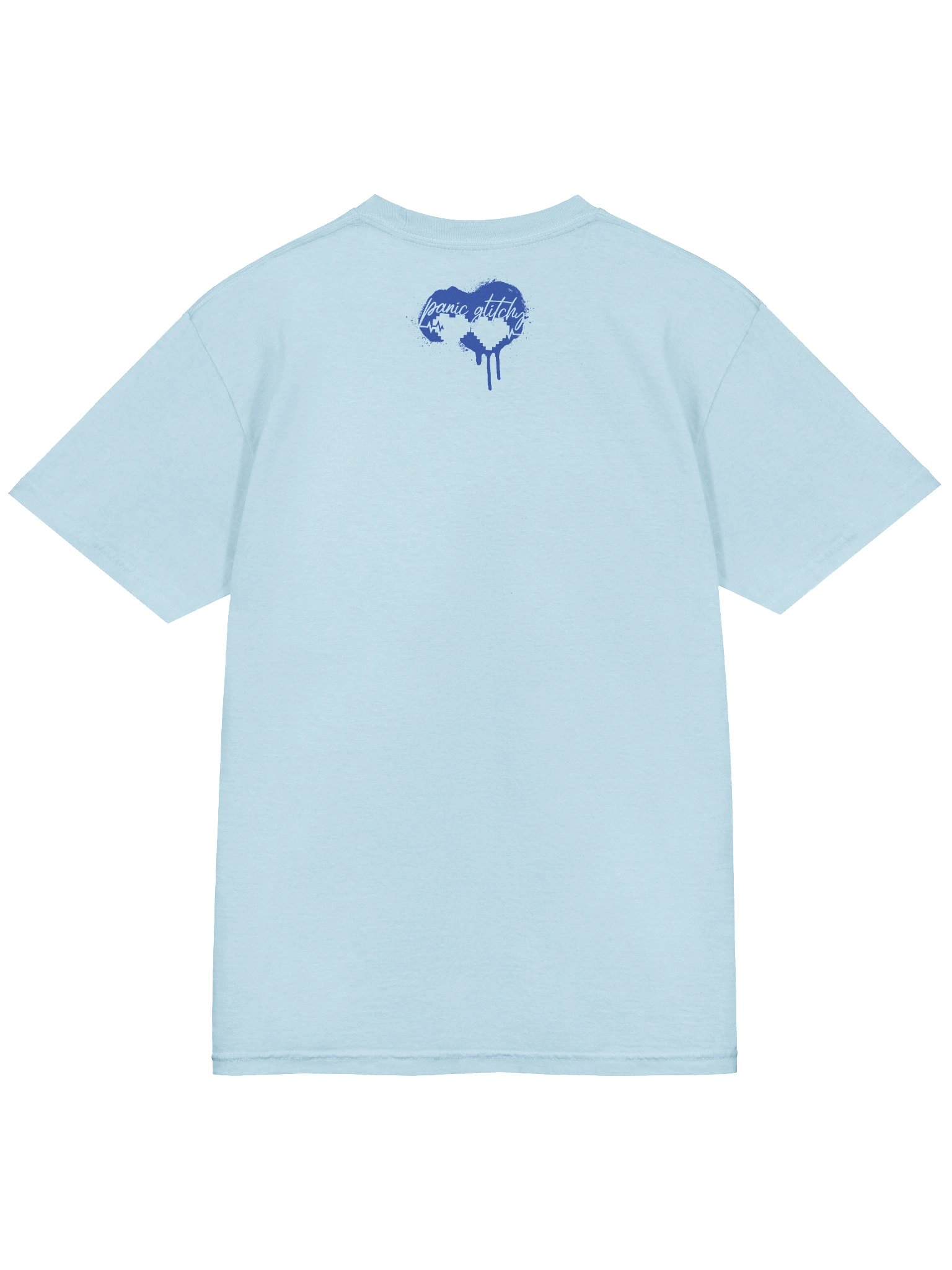 Panic Glitchy Dream Girl Blue Grunge product image (44)