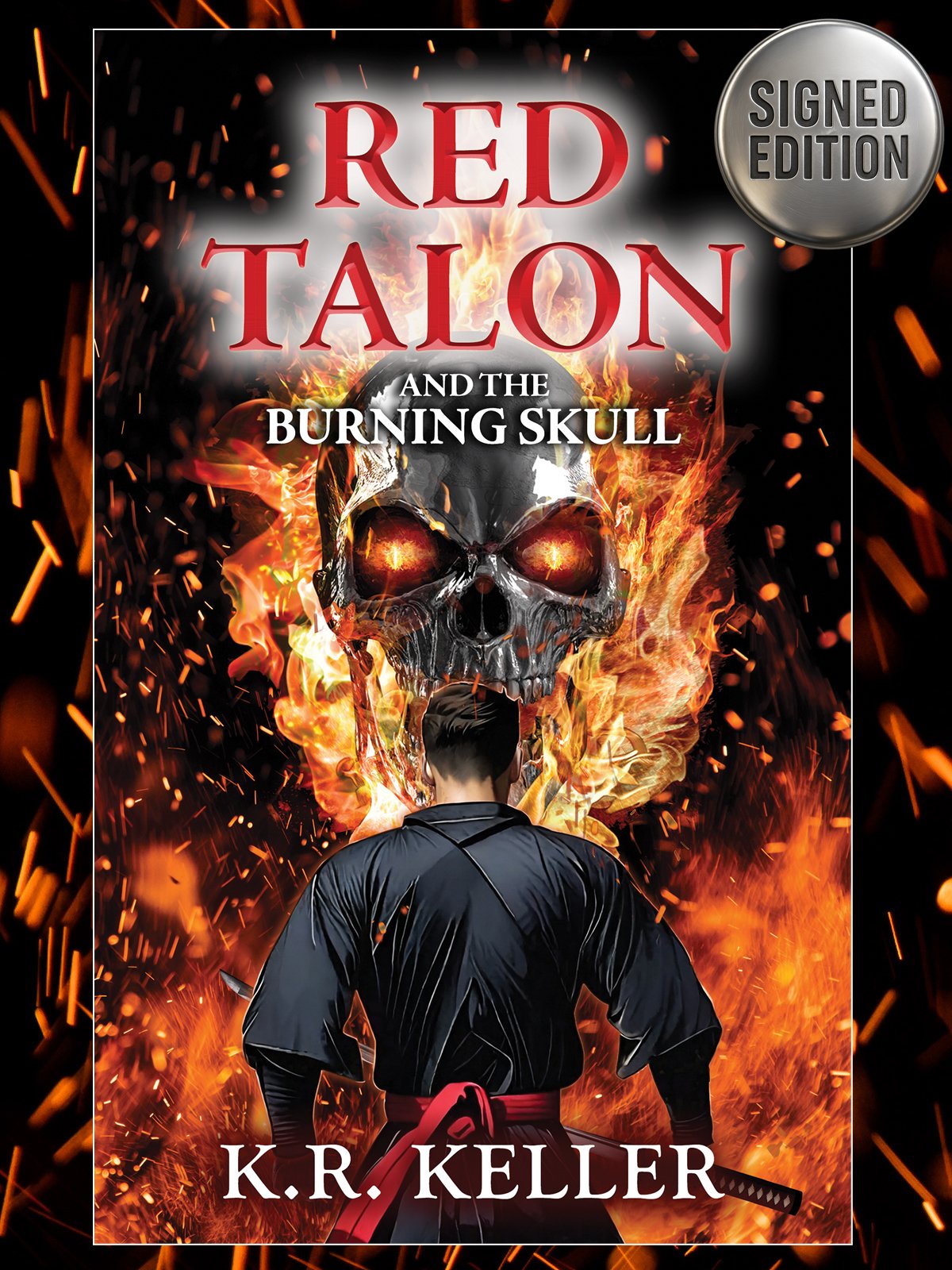 Author Signed Copy - Red Talon and The Burning Skull Novel product image (1)