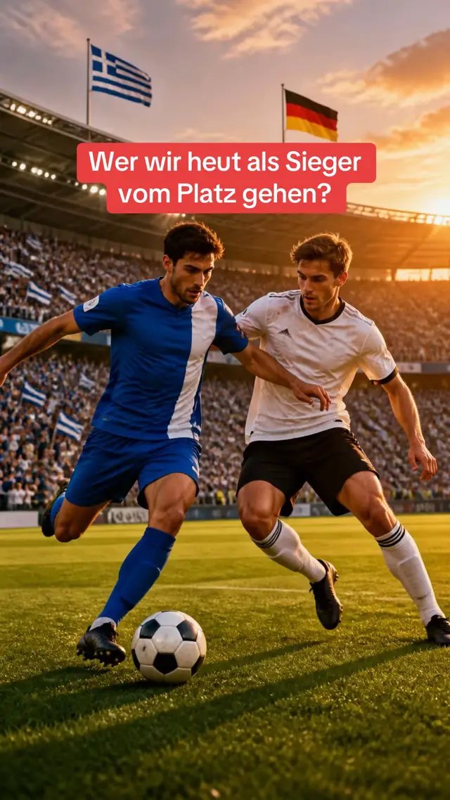 Heute Abend steht das Rückrundespiel in der Nations League an: Griechenland gegen Deutschland. Wer wird als Sieger vom Platz gehen? Ich bin gespannt auf das Ergebnis! ⚽️🇩🇪 🇬🇷#NationsLeague #Fussball #DFB 