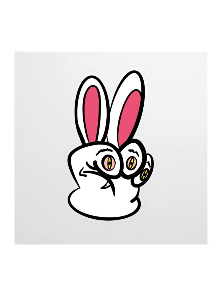 Glove-Bunny (kiss cut) product image (1)