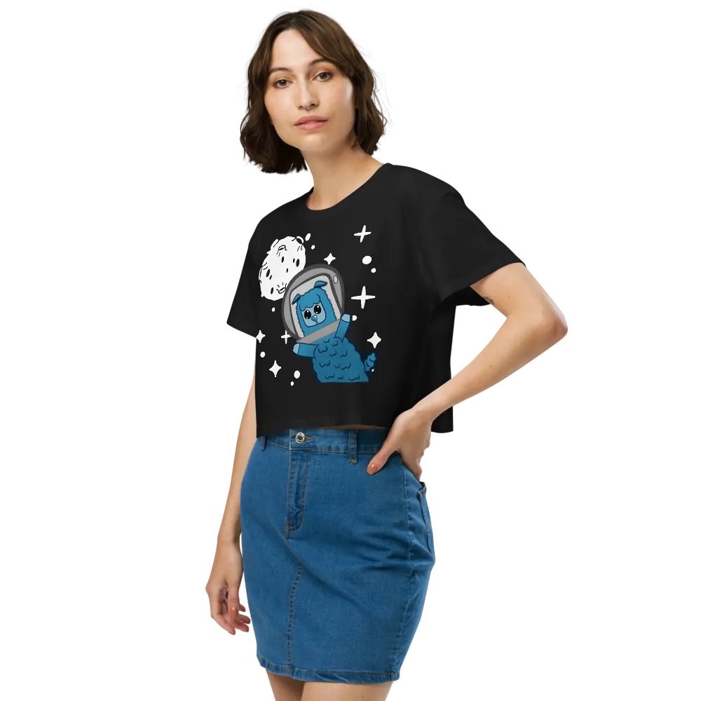 Llamanaut Crop Top product image (6)