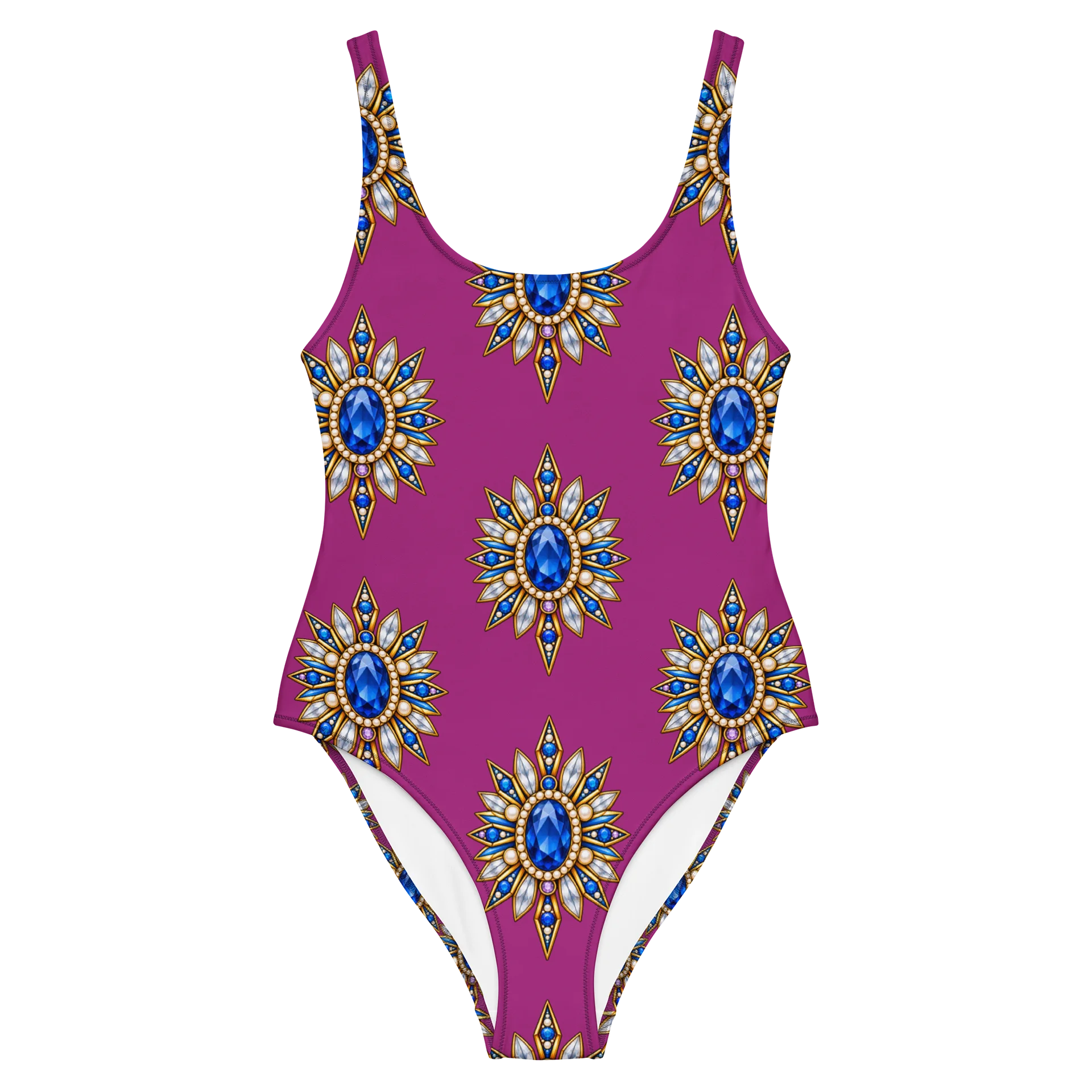 Starburst Brooch Medallion One-Piece Swimsuit product image (2)