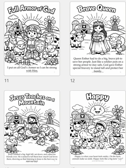 Wild Wonders Companion Coloring Book: 16 Themed Pages Per Week product image (4)