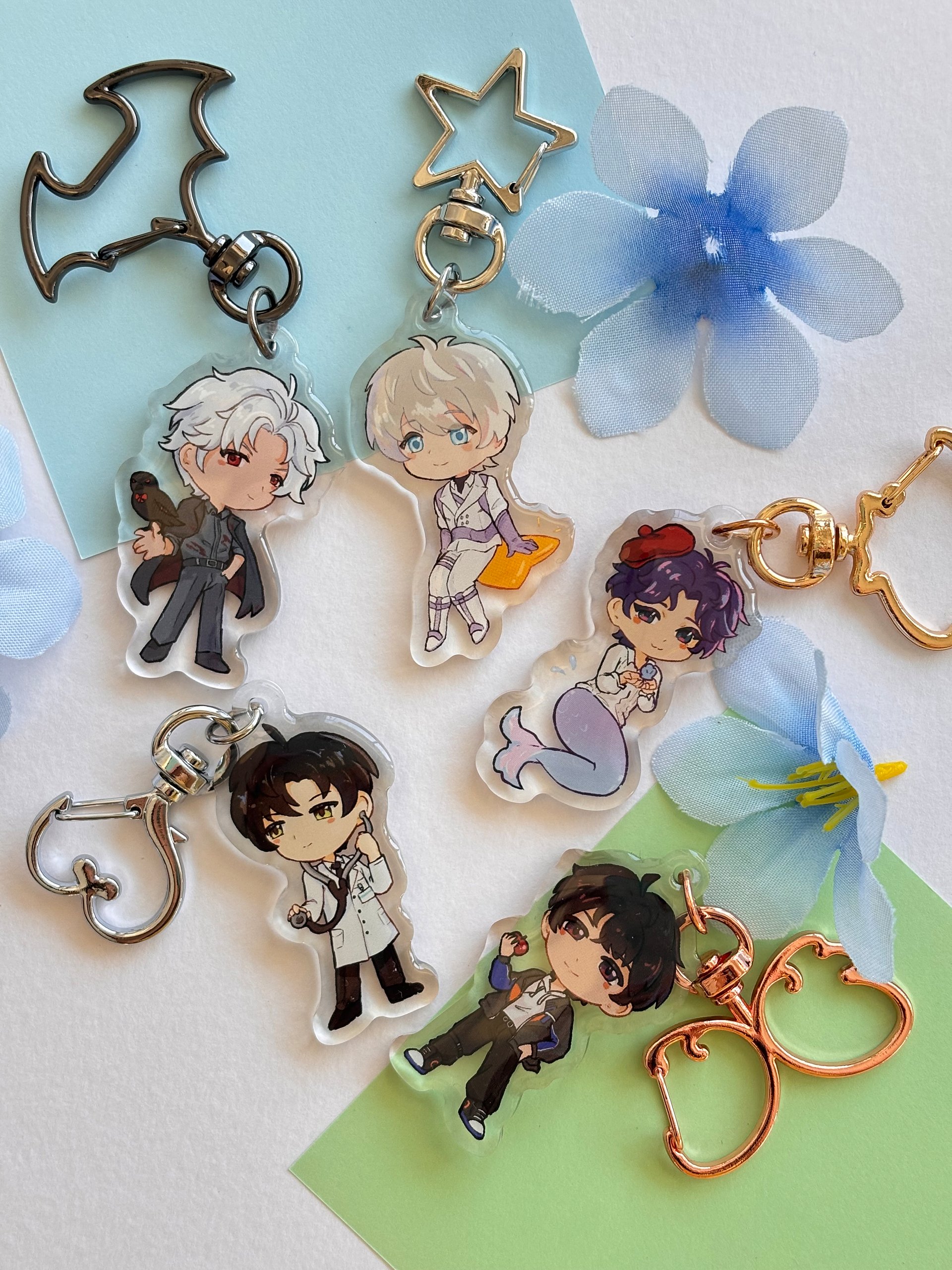Love and Deepspace Chibi Keychains product image (1)