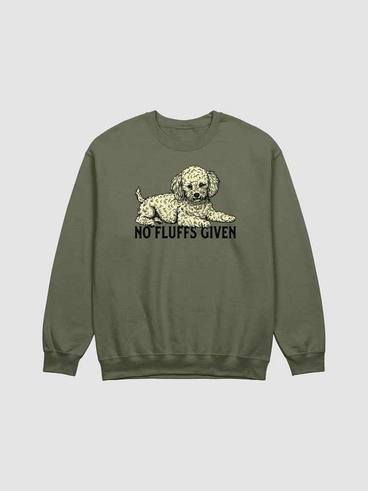 No Fluffs Given Sweatshirt of a Toy Poodle(Cream) | Funny Shirt for Poodle Paw-rents product image (1)