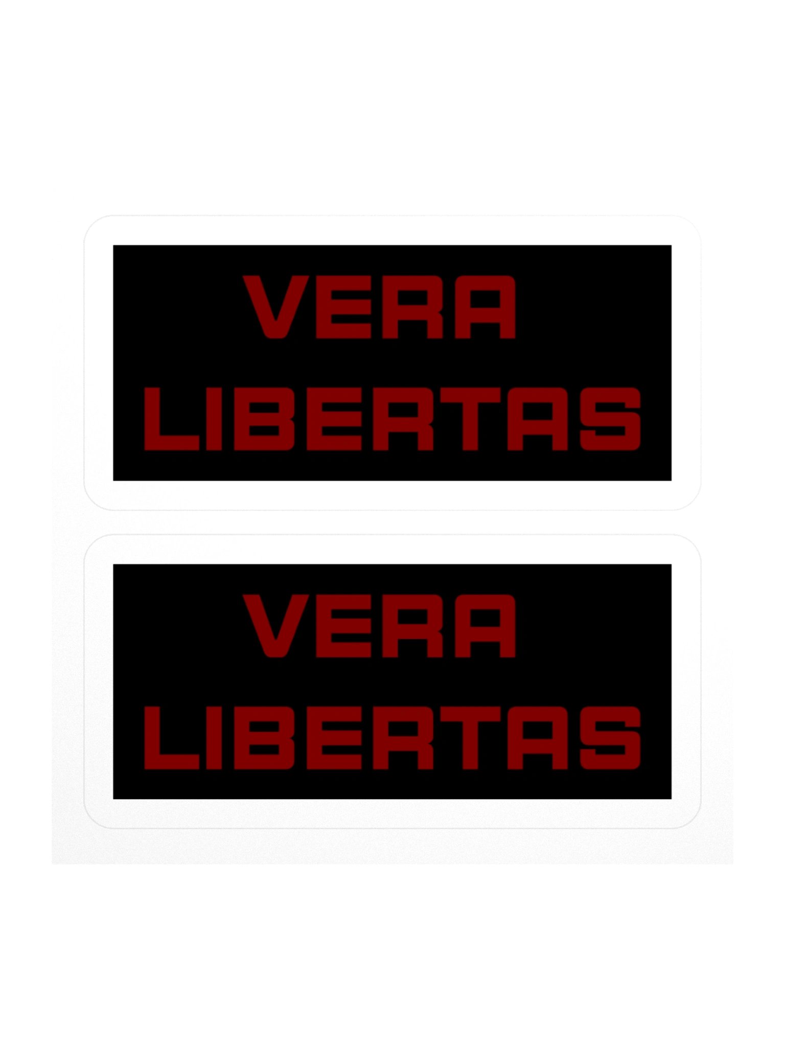 VERA LIBERTAS Sticker [BLACK] | Mootacoo - Diver Merch