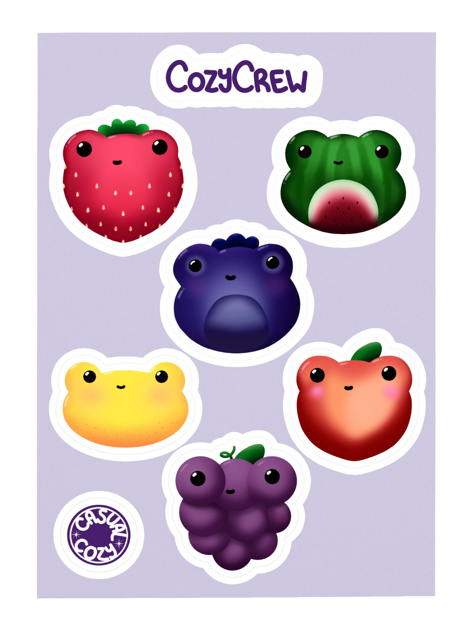 Fwuit Fwog Stickers product image (3)