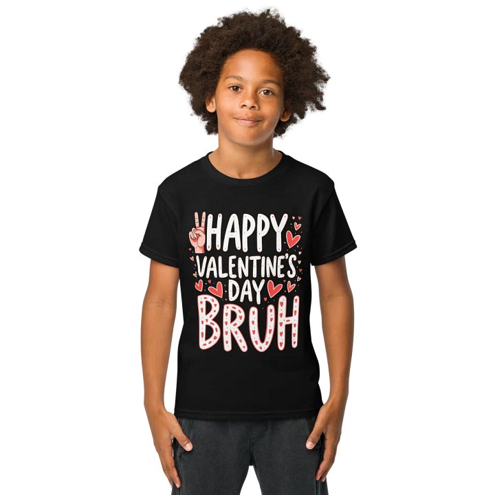 Peace & Love Valentine's Youth Tee product image (1)