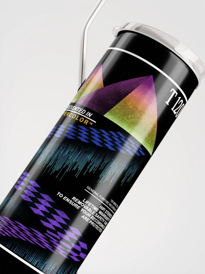 TAPEWORM VHS 1992 Stainless Steel Tumbler product image (1)