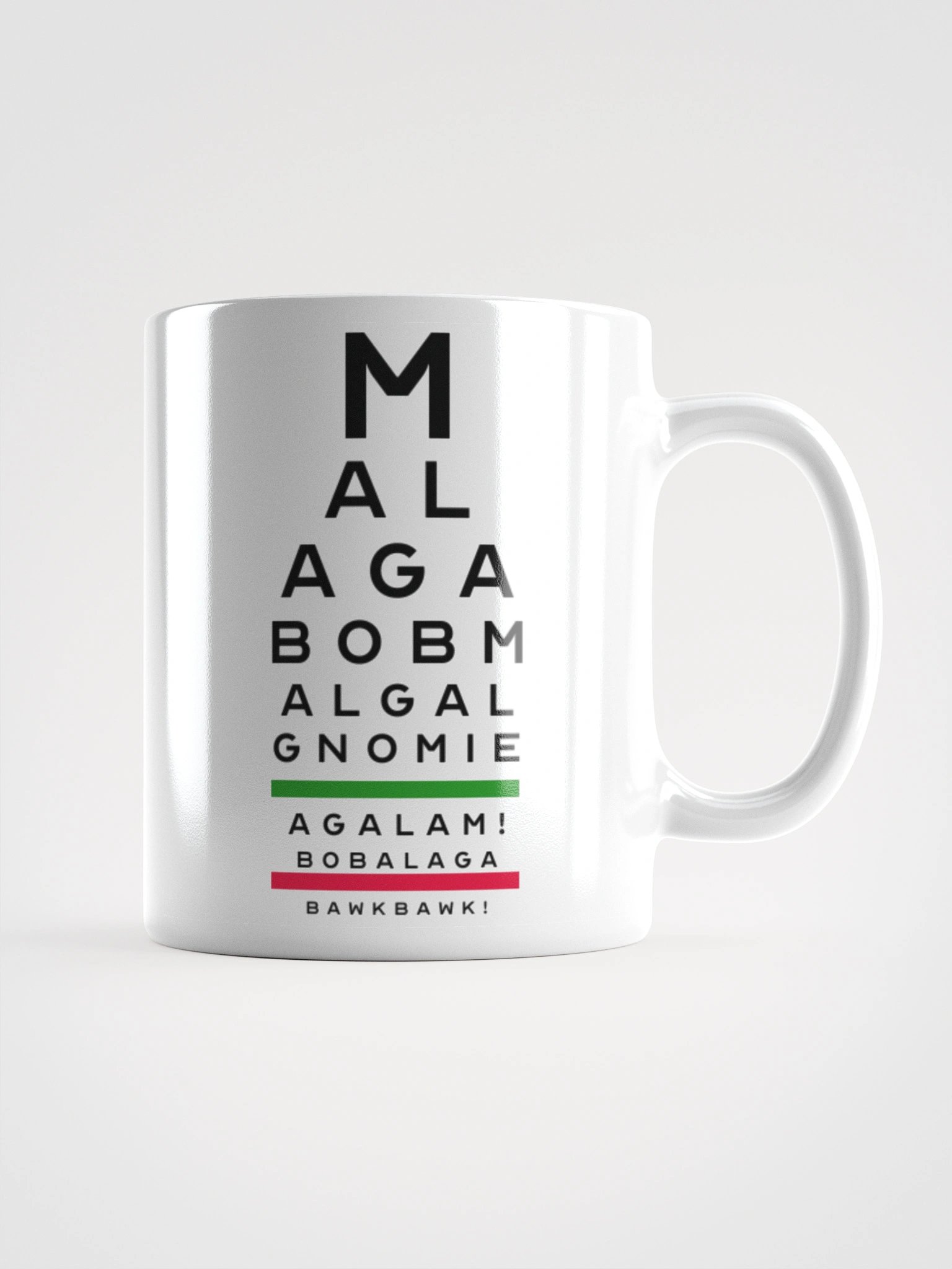 Malaga Eye Chart mug product image (2)