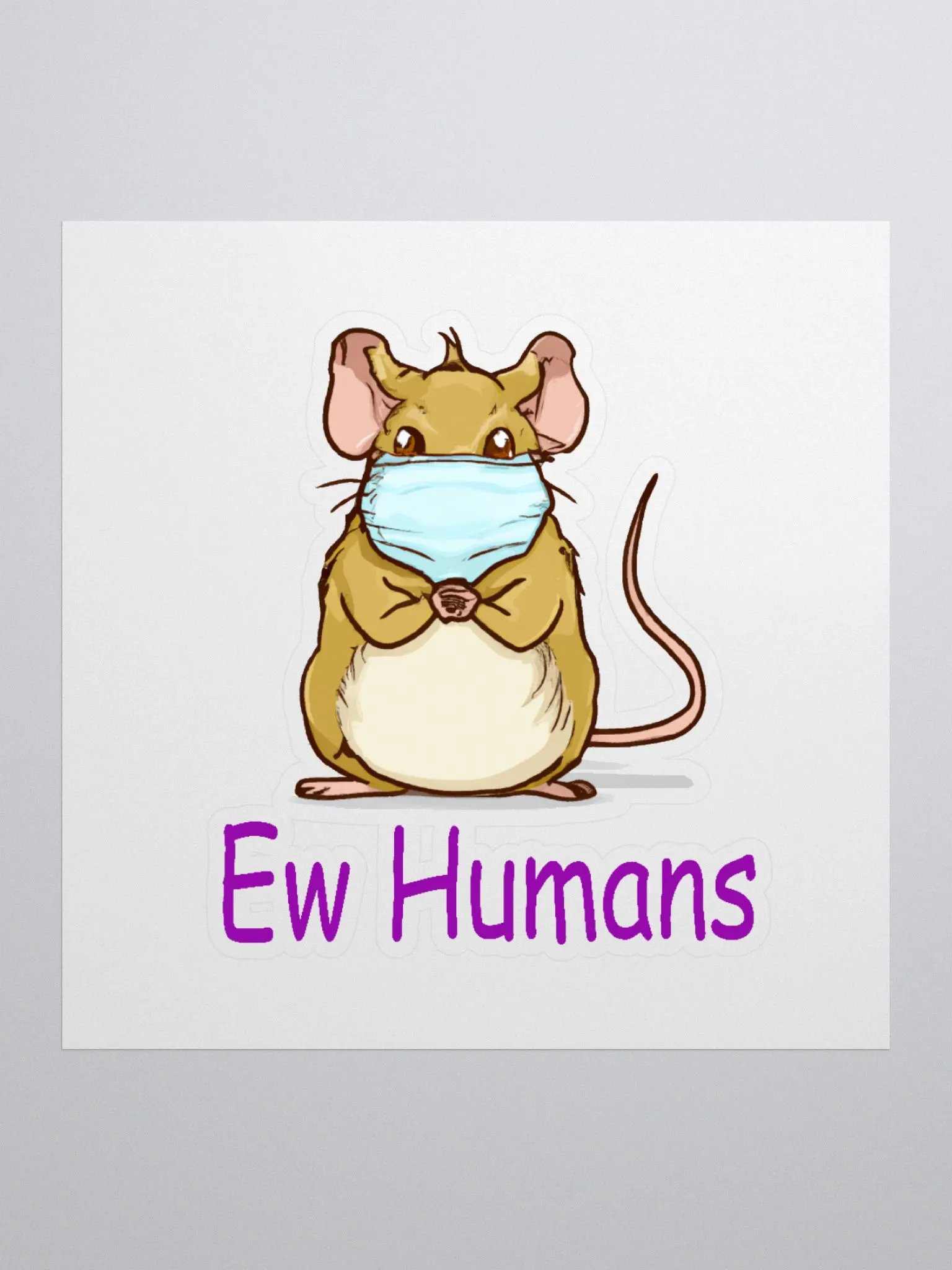 Ew humans sticker product image (2)