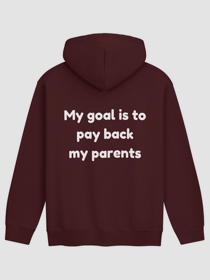 My Goal Is To Pay Back My Parents Hoodie product image (2)
