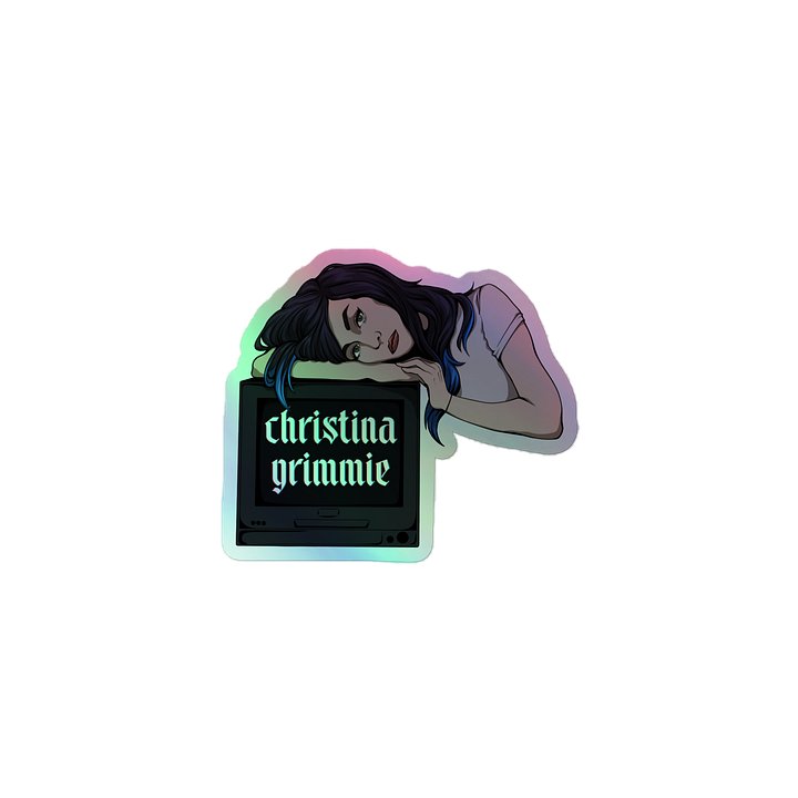 Grimmie TV Holographic Sticker product image (1)