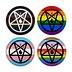 The Satanic Circle - 4 Button Packs (2.5 in.)