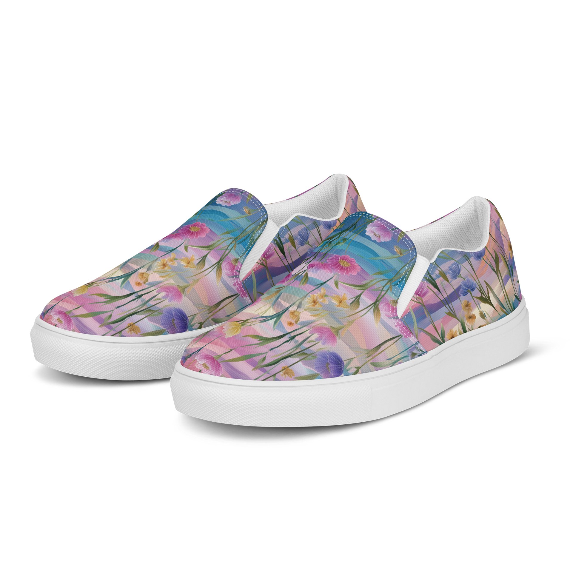 Whimsical Garden Delight Women's Slip-On Shoes product image (3)