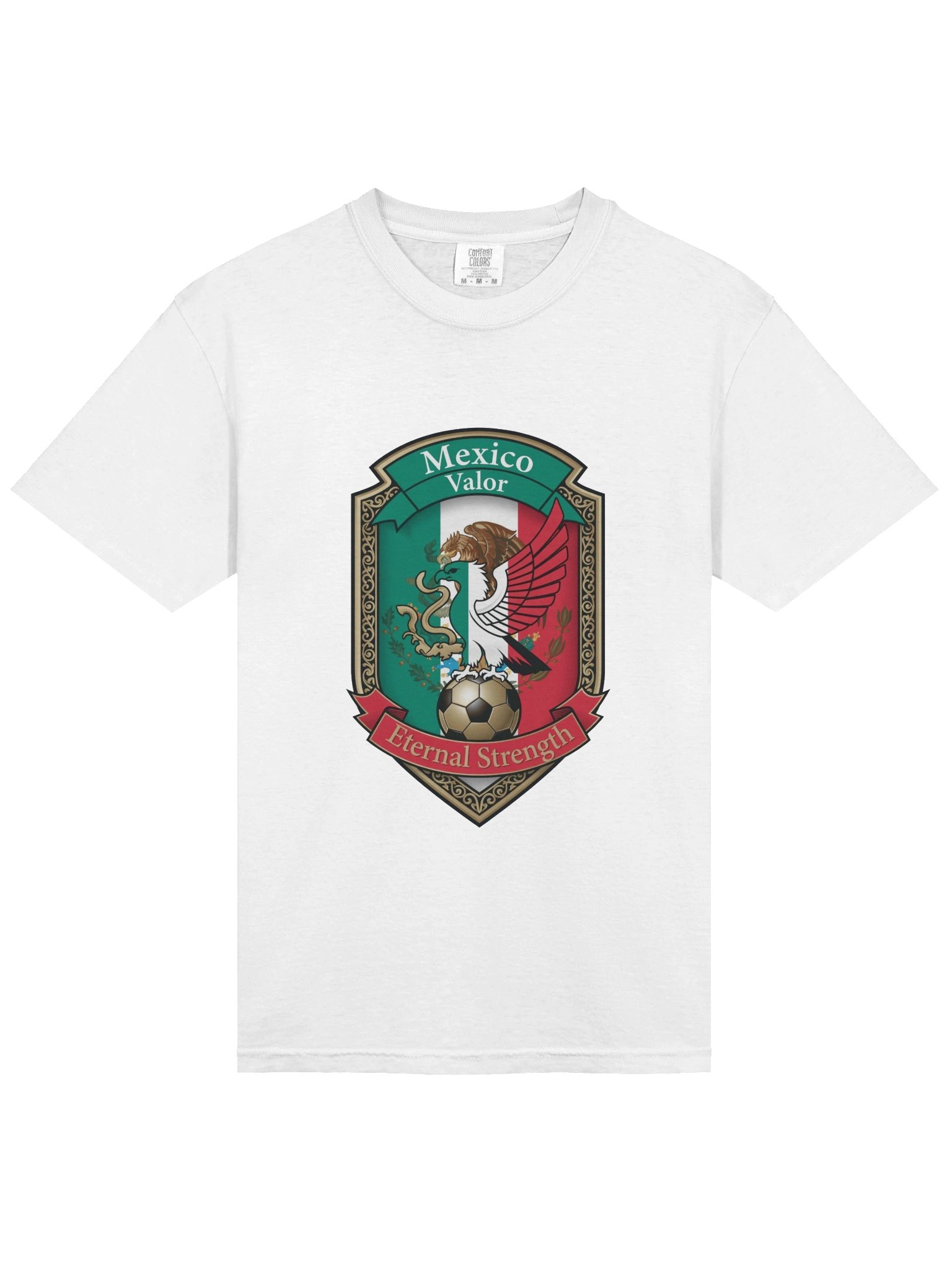 Mexico Eagle Resilience Tee, Mexican Flag Strength Crest Gift product image (3)