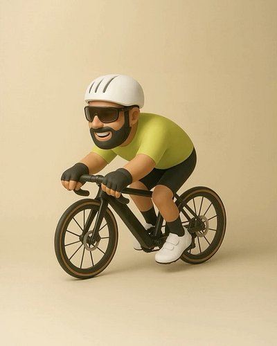 Just me, having a little too much fun with AI. Ride mode: activated.
.
.
.
#ai #animation #chatgpt4 #cycling #3danimation