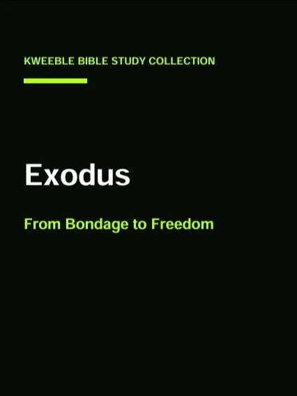 Exodus: From Bondage to Freedom A 30-Day Journey Through Deliverance, Covenant and Faith from Kweeble Glory Store