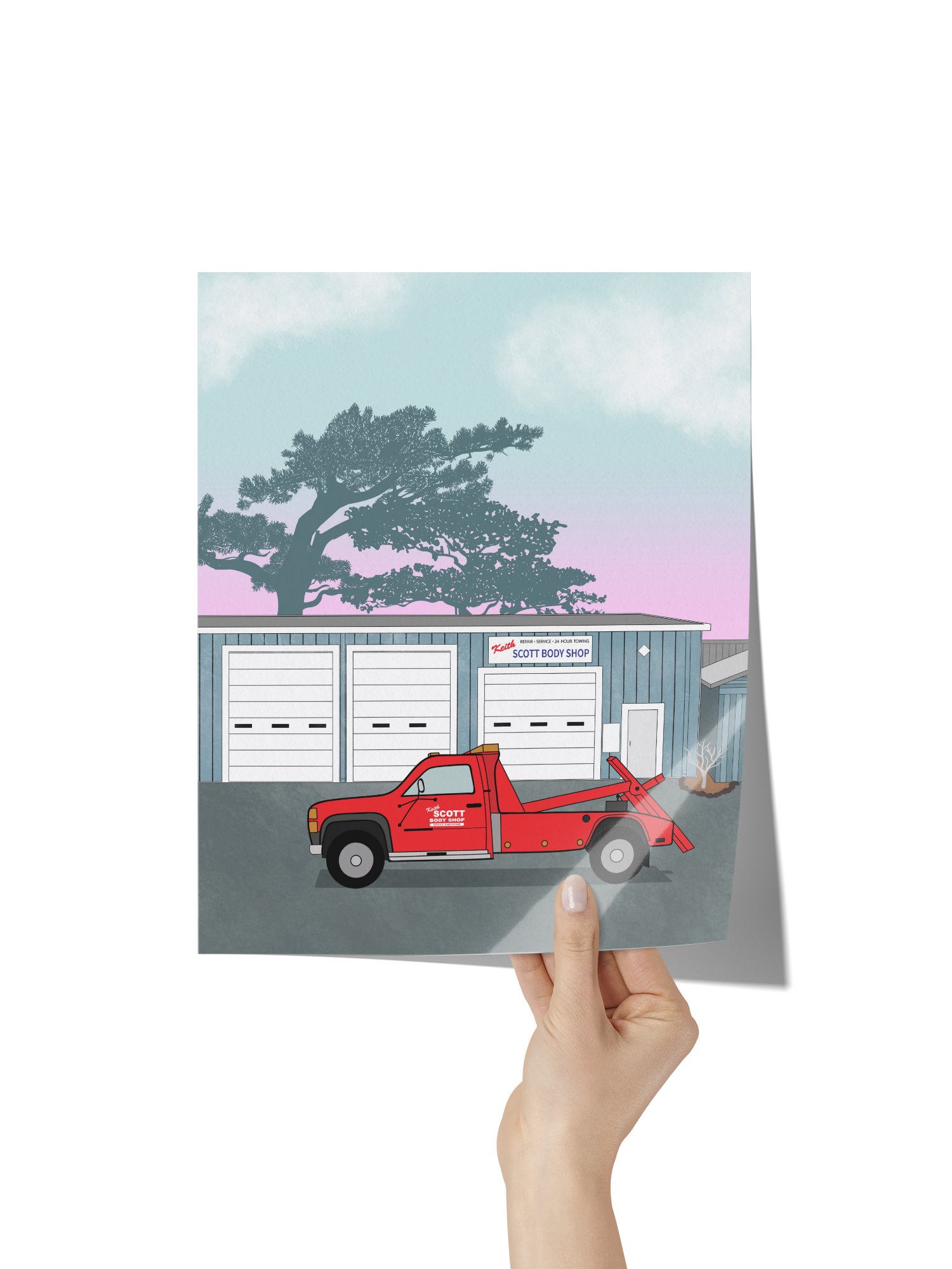 Keith Scott Body Shop - Poster/Metal Print product image (2)